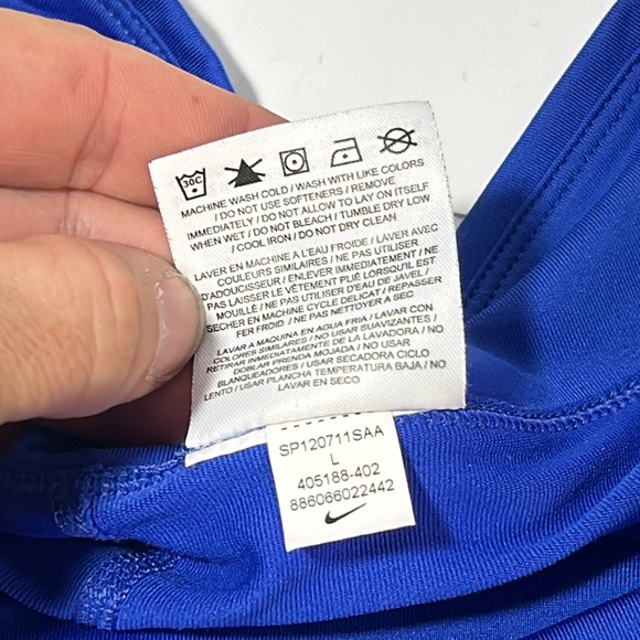 NIKE GOLF DRI-FIT PARAMOUNT BLUE KNIT PULL ON SKORT W/ POCKET SIZE L - Picture 4 of 5